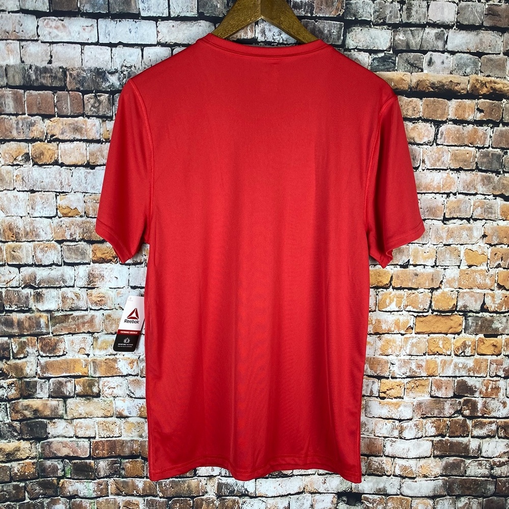 (NWT) Reebok Red Short Sleeve Tee - Picture 2 of 6